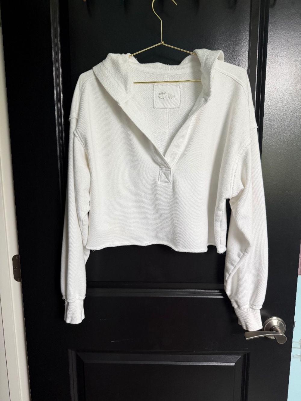 Aerie cropped pullover hoodie size xs